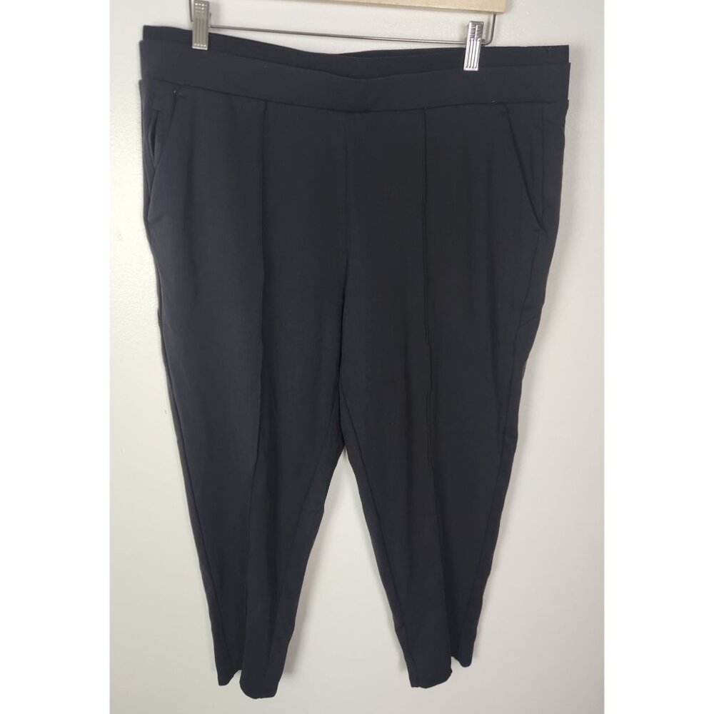 Athleta Women's Sz. XL Black Vinice Pintuck Pants